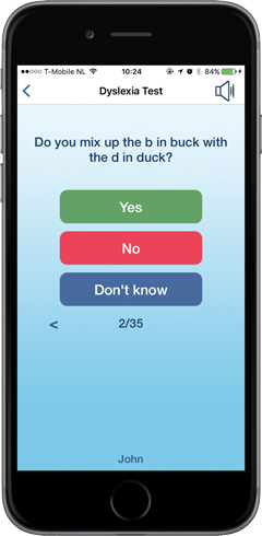 Dyslexia test & tips